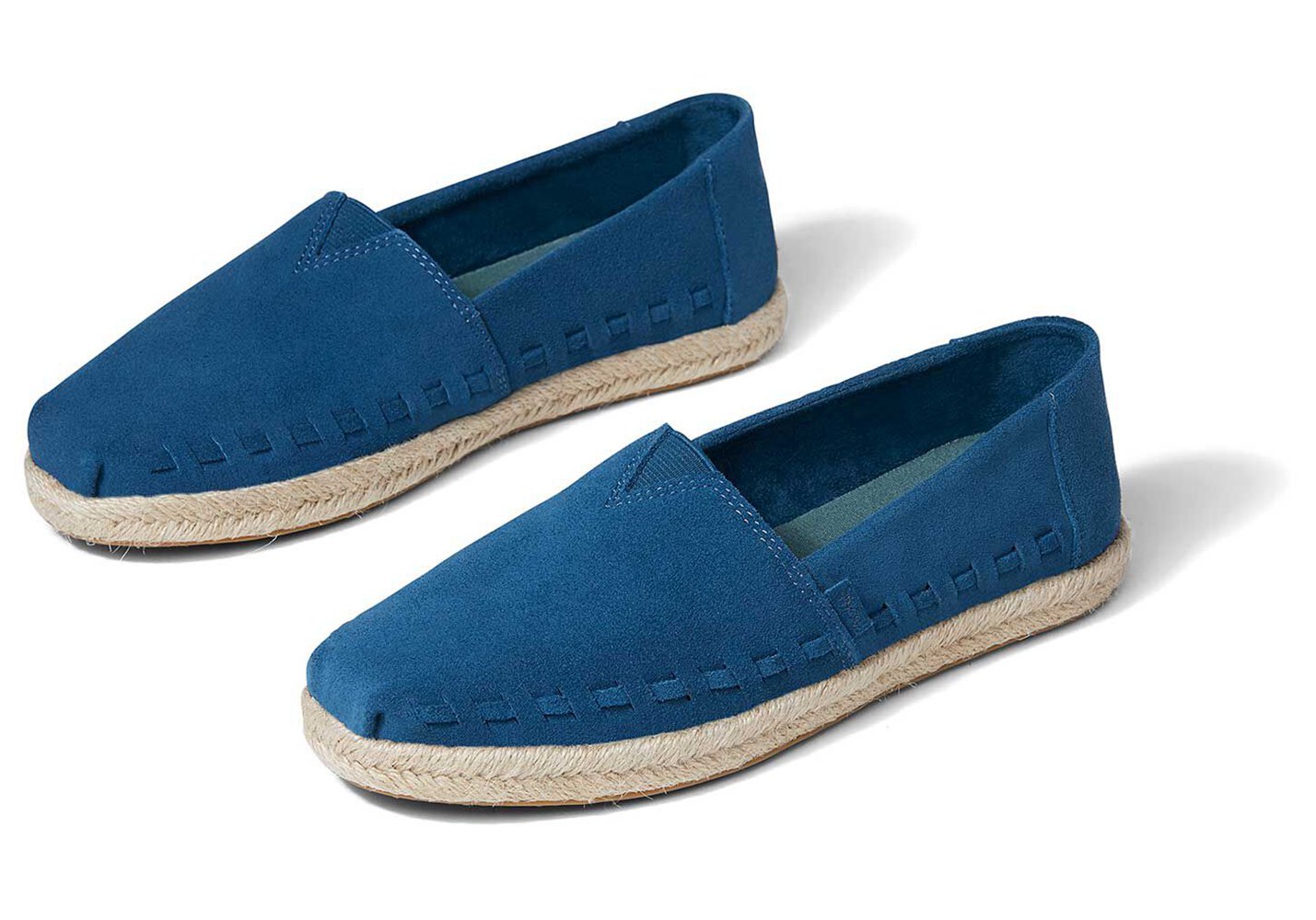 Toms Alpargata Rope Espadrille Blue - Womens - 29140-ESVY